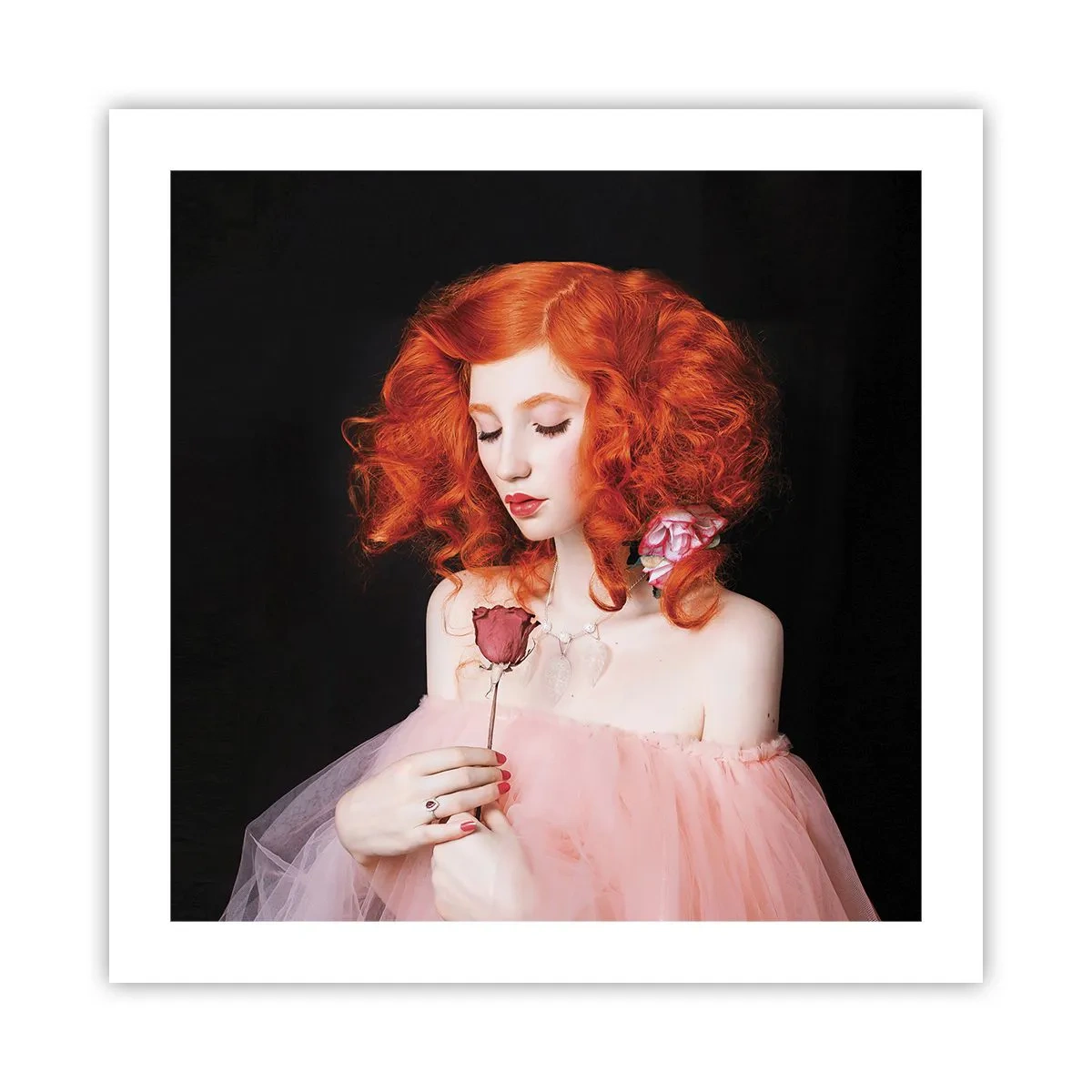 Poster - Im barocken Stil - 50x50 cm