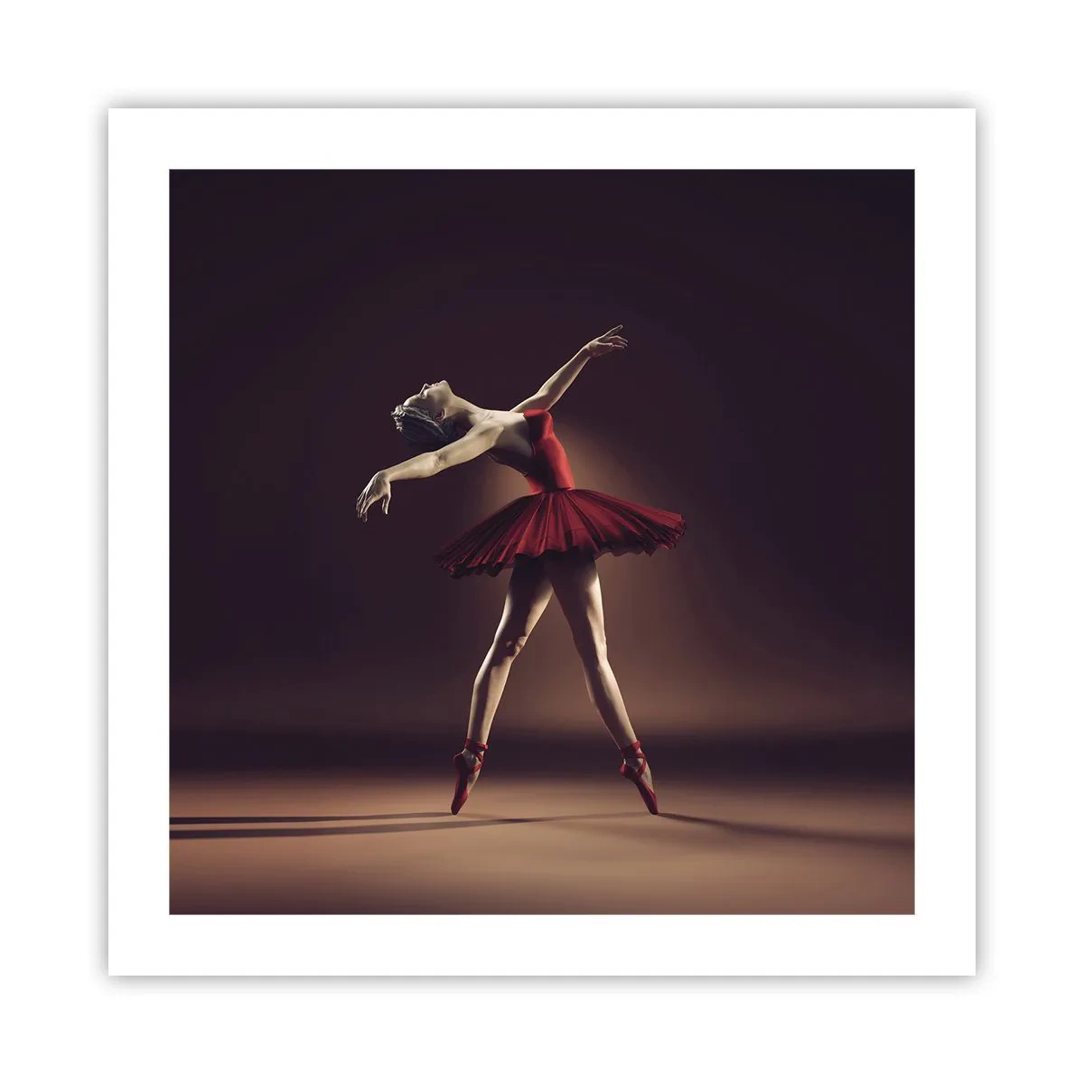 Poster - Eine Primaballerina - 50x50 cm