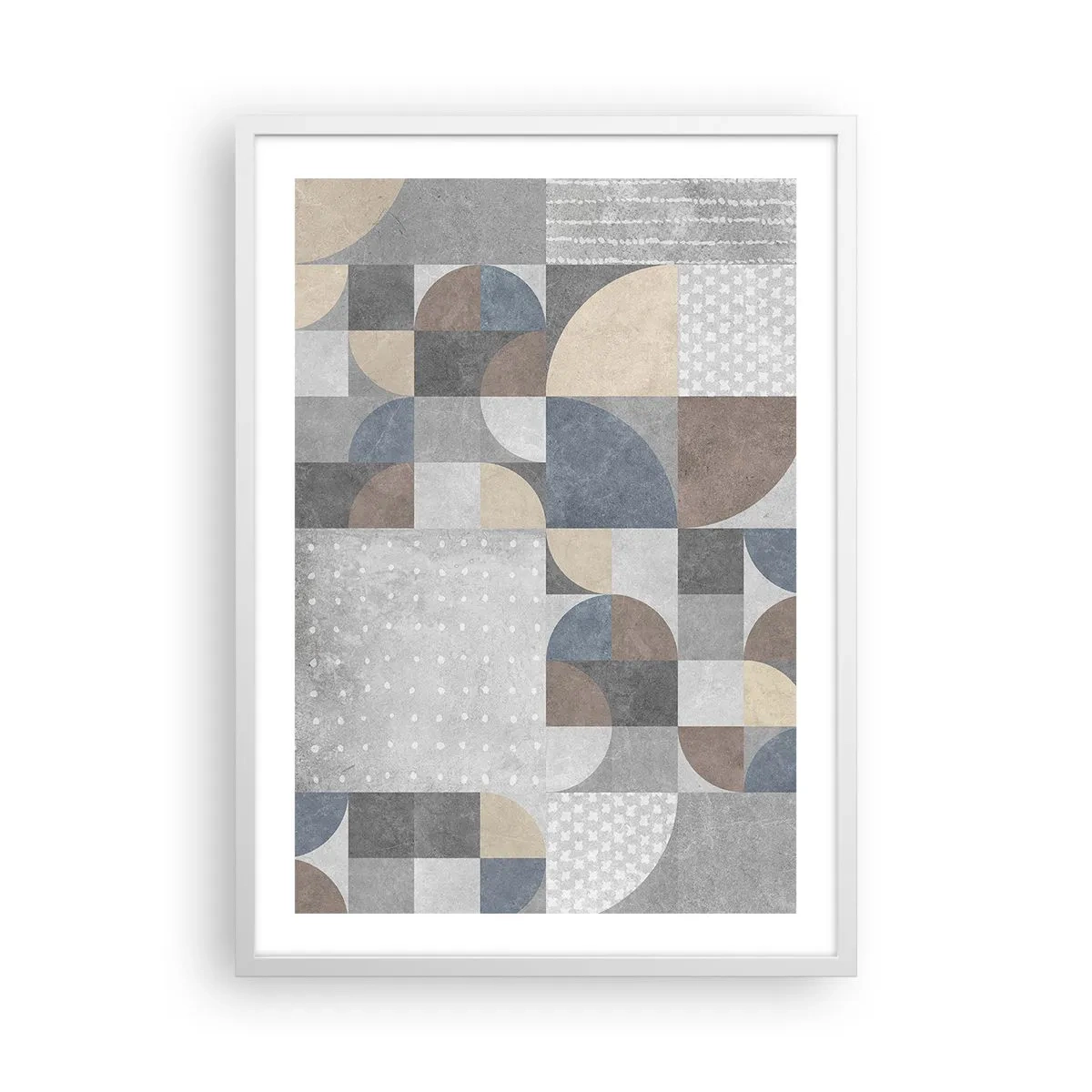 Poster in einem weißen Rahmen - Keramische Fantasie - 50x70 cm