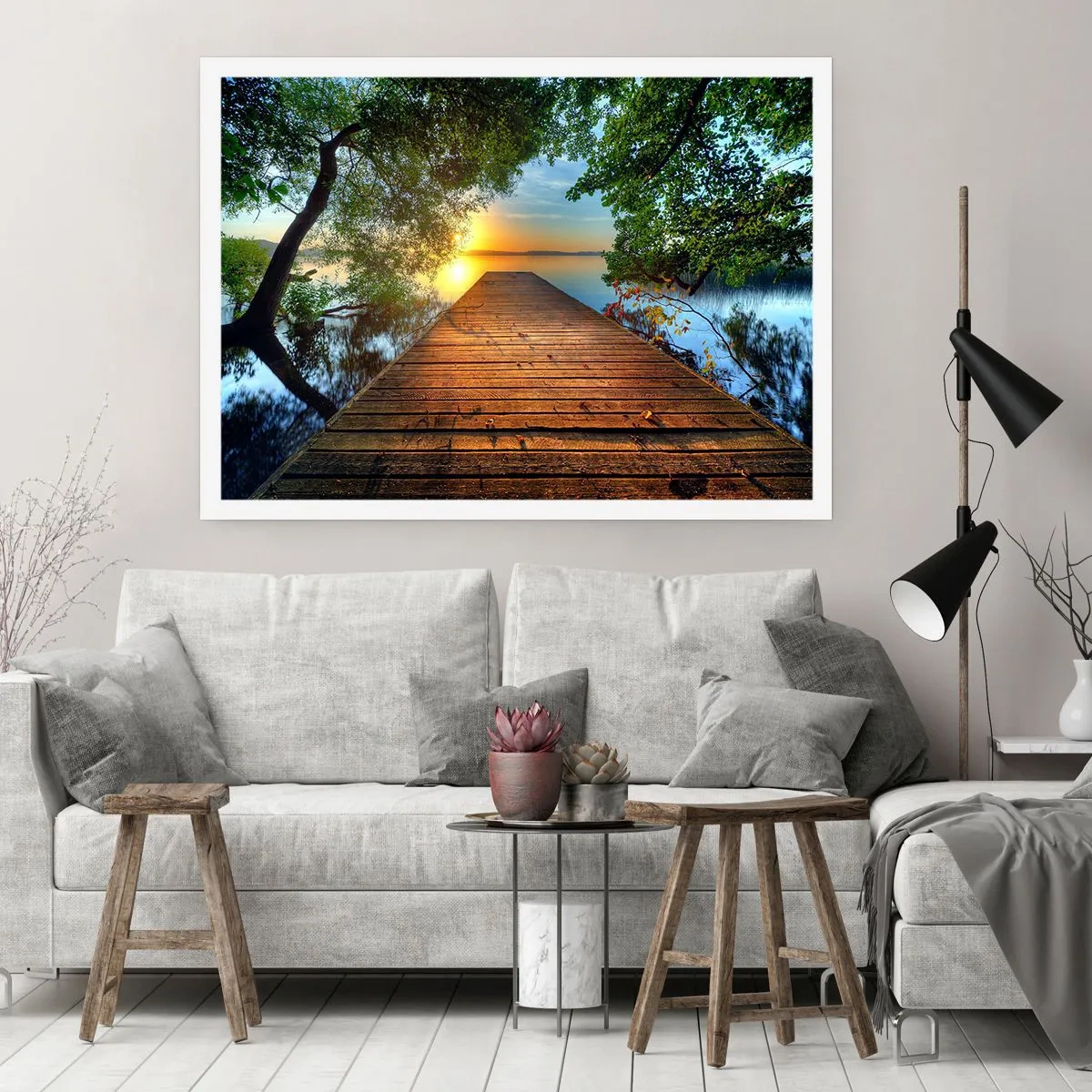 Poster - Nimm dir Zeit, setz dich hin - 50x40 cm