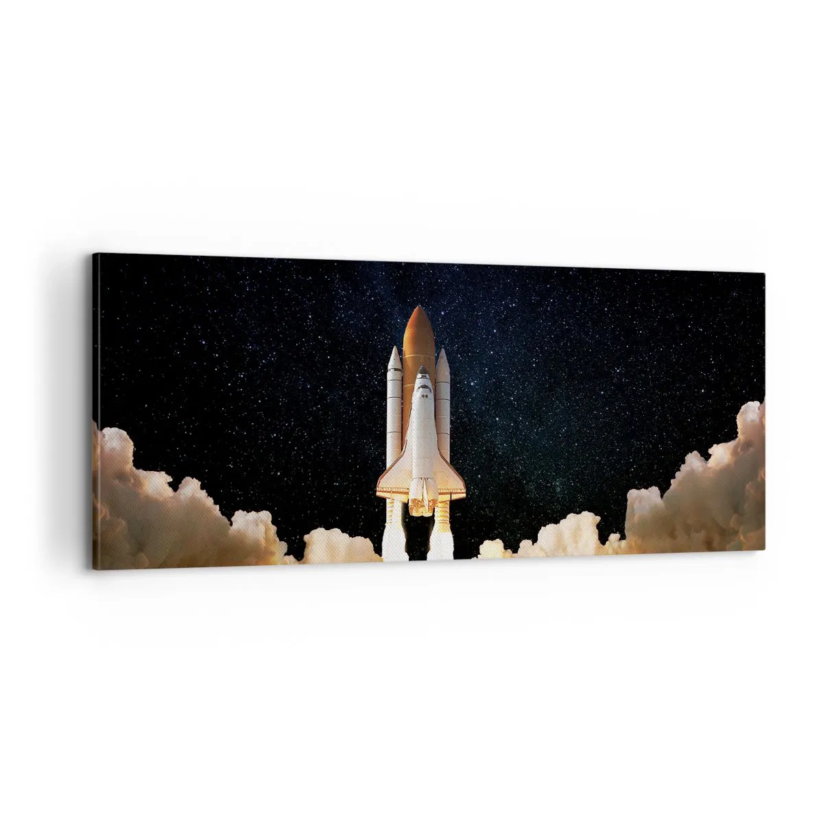 Bild auf Leinwand - Leinwandbild - Ad Astra! - 100x40 cm