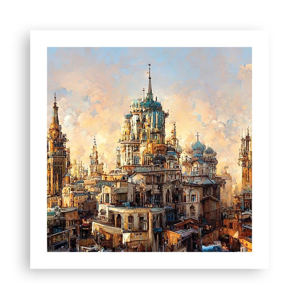 Poster - Stadt der Städte - 50x50 cm