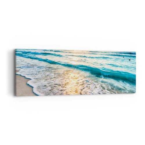 Bild auf Leinwand - Leinwandbild - Ein Blick lohnt sich - 90x30 cm