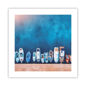 Poster - In einer Reihe - 40x40 cm