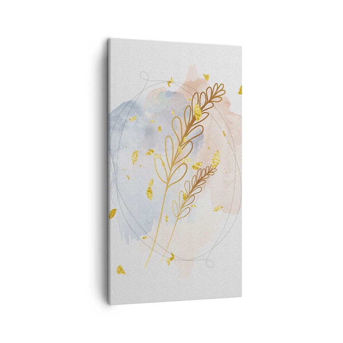 Bild auf Leinwand - Leinwandbild - Goldenr Hauch - 45x80 cm