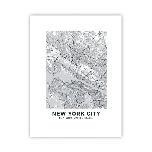 Poster - Die Anatomie einer Metropole - 30x40 cm