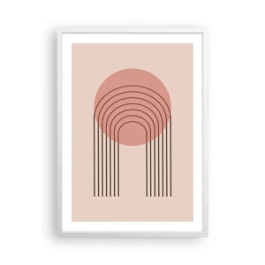 Poster in einem weißen Rahmen - Unwiderstehliche Anziehungskraft - 50x70 cm