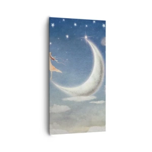 Bild auf Leinwand - Leinwandbild - Blauer Freier - 65x120 cm