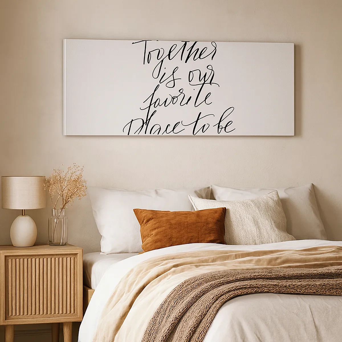 Bild auf Leinwand - Leinwandbild - Fühlst du das auch? - 30x30 cm