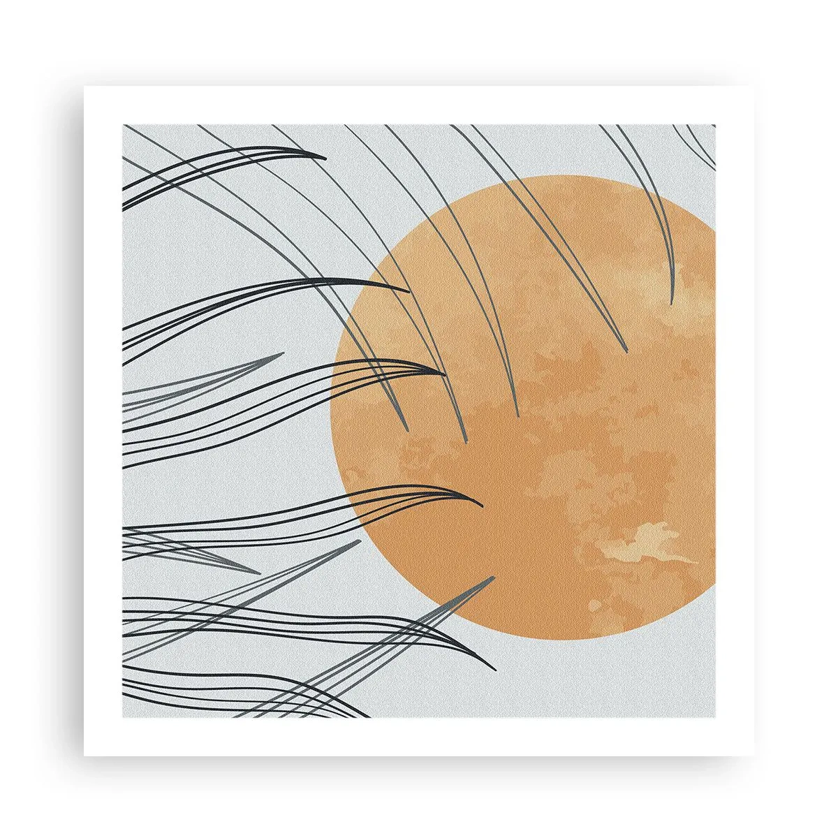 Poster - Immer der Sonne entgegen - 60x60 cm