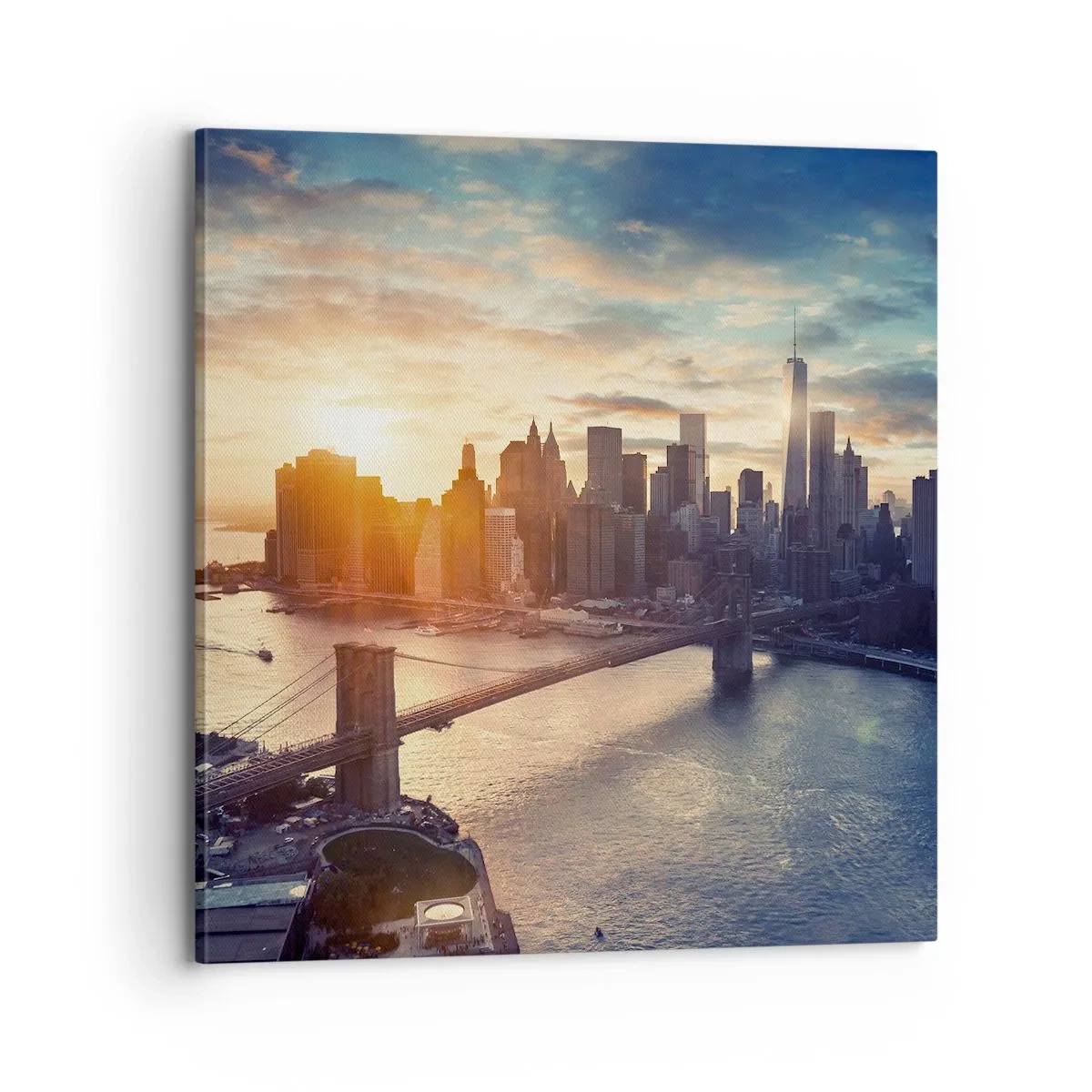 Bild auf Leinwand - Leinwandbild - Westliches Kulturdenkmal - 70x70 cm