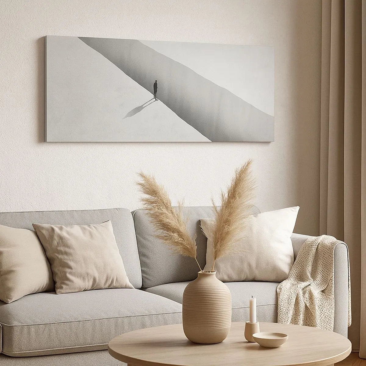 Bild auf Leinwand - Leinwandbild - Klares Ziel - 100x40 cm