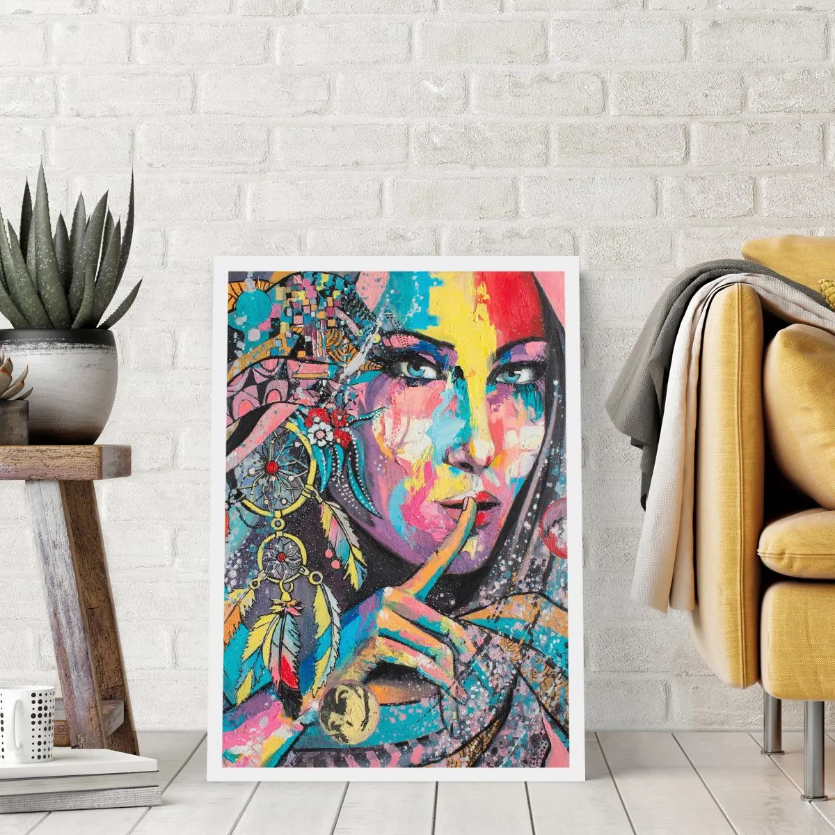 Poster - Sei still, bis du verstehst - 30x40 cm