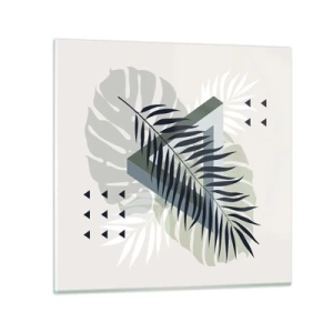 Glasbild - Bild auf glas - Natur und Geometrie – zwei Ordnungen? - 60x60 cm