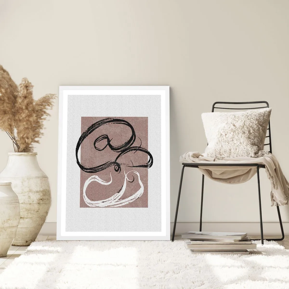 Poster in einem weißen Rahmen - Komposition – die Suche nach Fülle - 30x40 cm