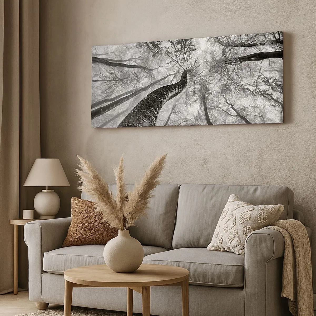 Bild auf Leinwand - Leinwandbild - Rennen zum Licht - 100x40 cm