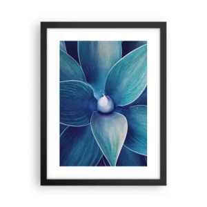 Poster in einem schwarzem Rahmen - Bläulich vom Himmel - 30x40 cm
