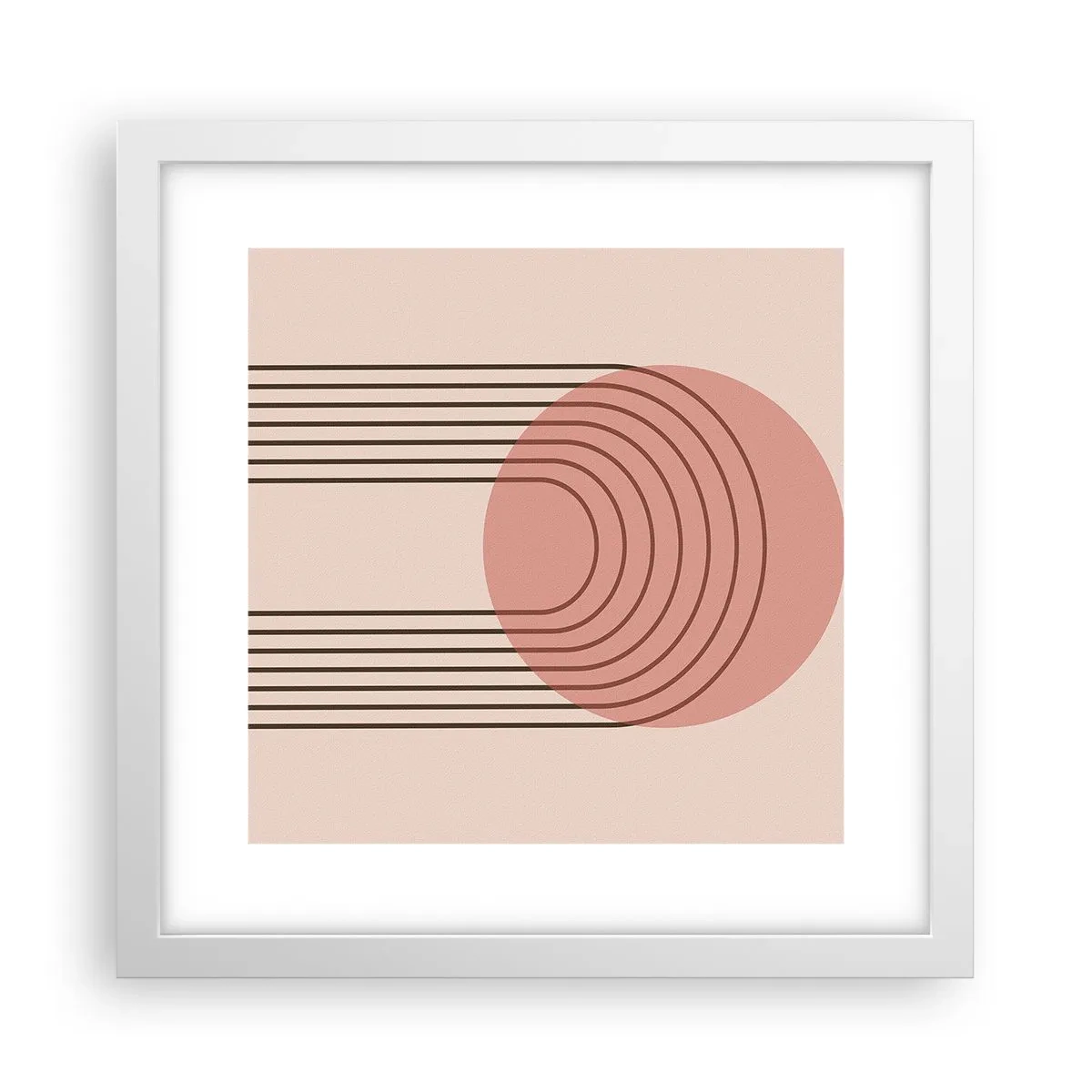 Poster in einem weißen Rahmen - Unwiderstehliche Anziehungskraft - 30x30 cm