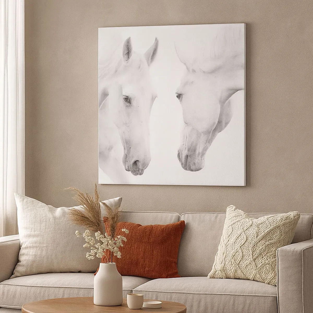 Bild auf Leinwand - Leinwandbild - Ist das Freundschaft...? - 30x30 cm