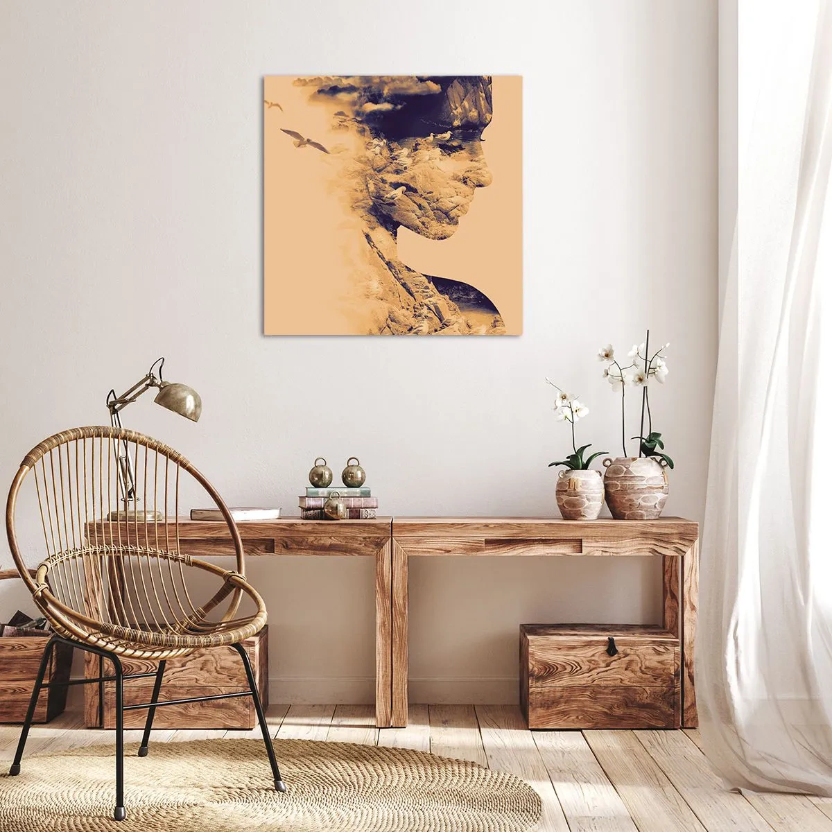 Bild auf Leinwand - Leinwandbild - Von Natur aus schön - 60x60 cm