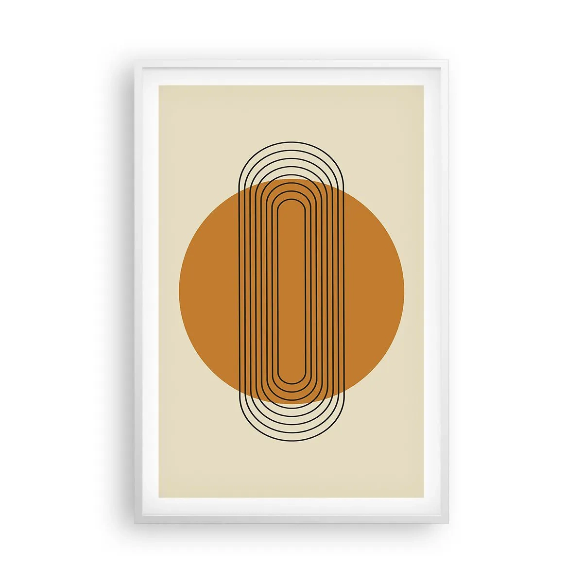 Poster in einem weißen Rahmen - Perfekter Plan - 61x91 cm