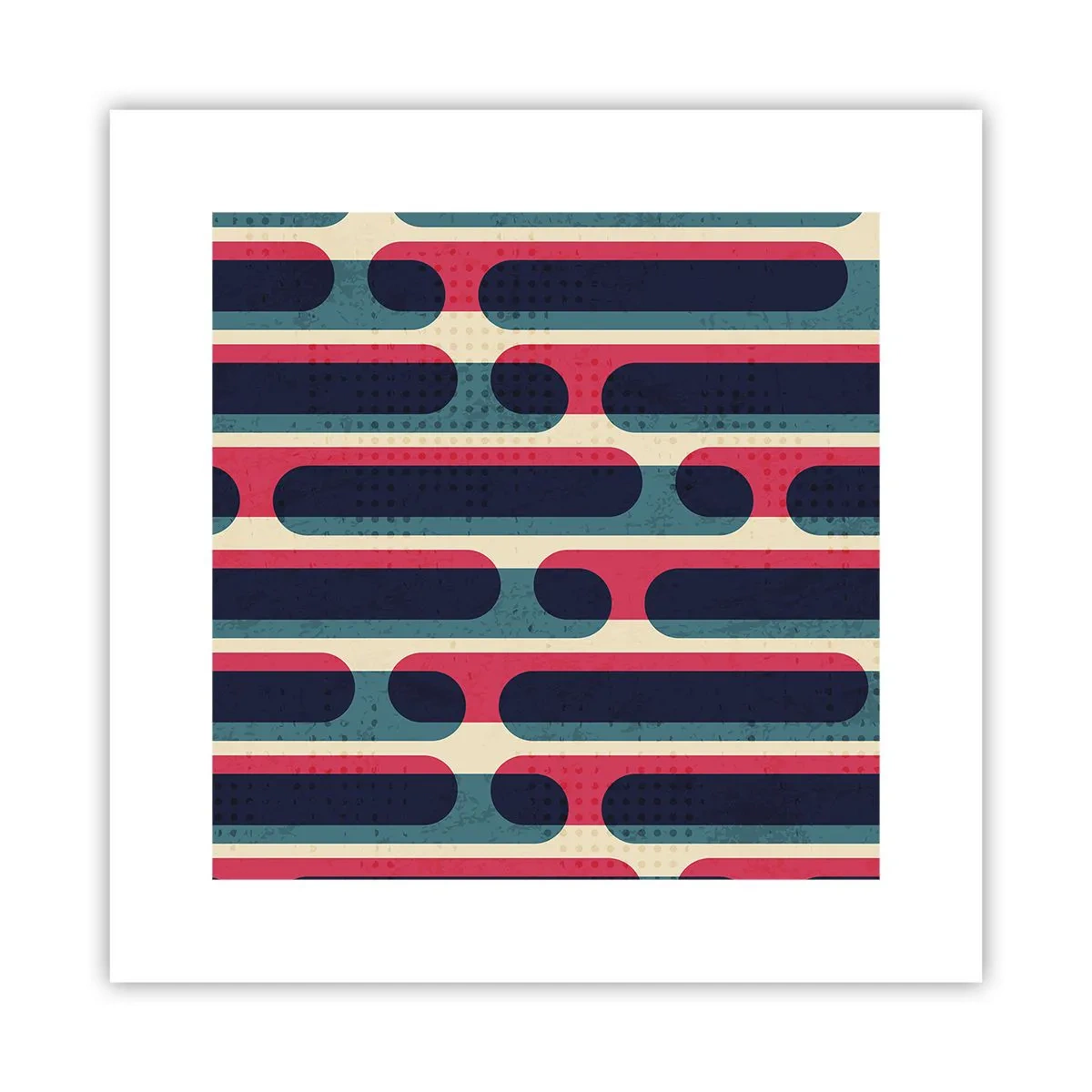 Poster - In die Tiefe und vorwärts - 30x30 cm