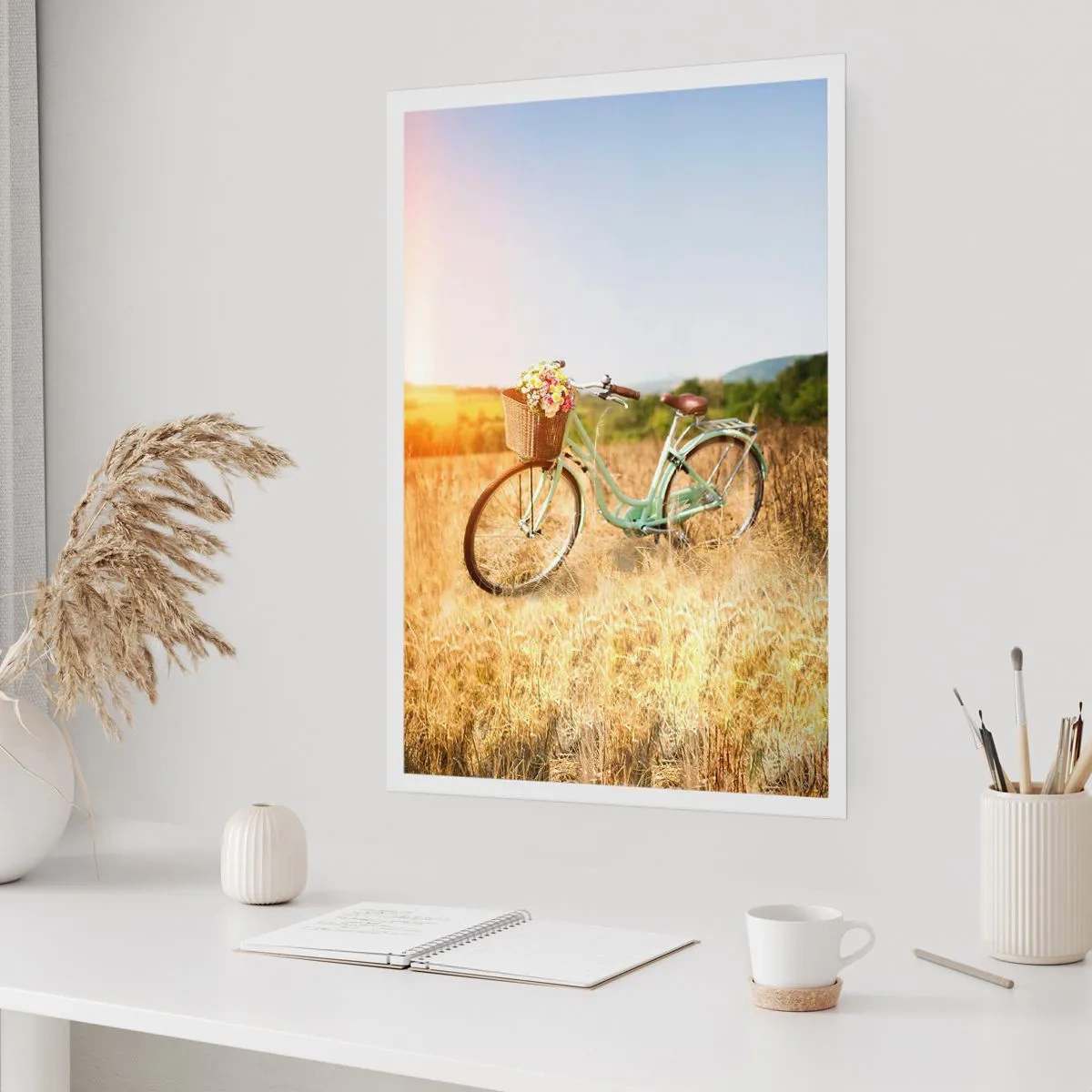 Poster - Ich bleibe eine Weile hier - 70x100 cm