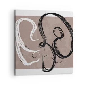 Bild auf Leinwand - Leinwandbild - Komposition – die Suche nach Fülle - 60x60 cm