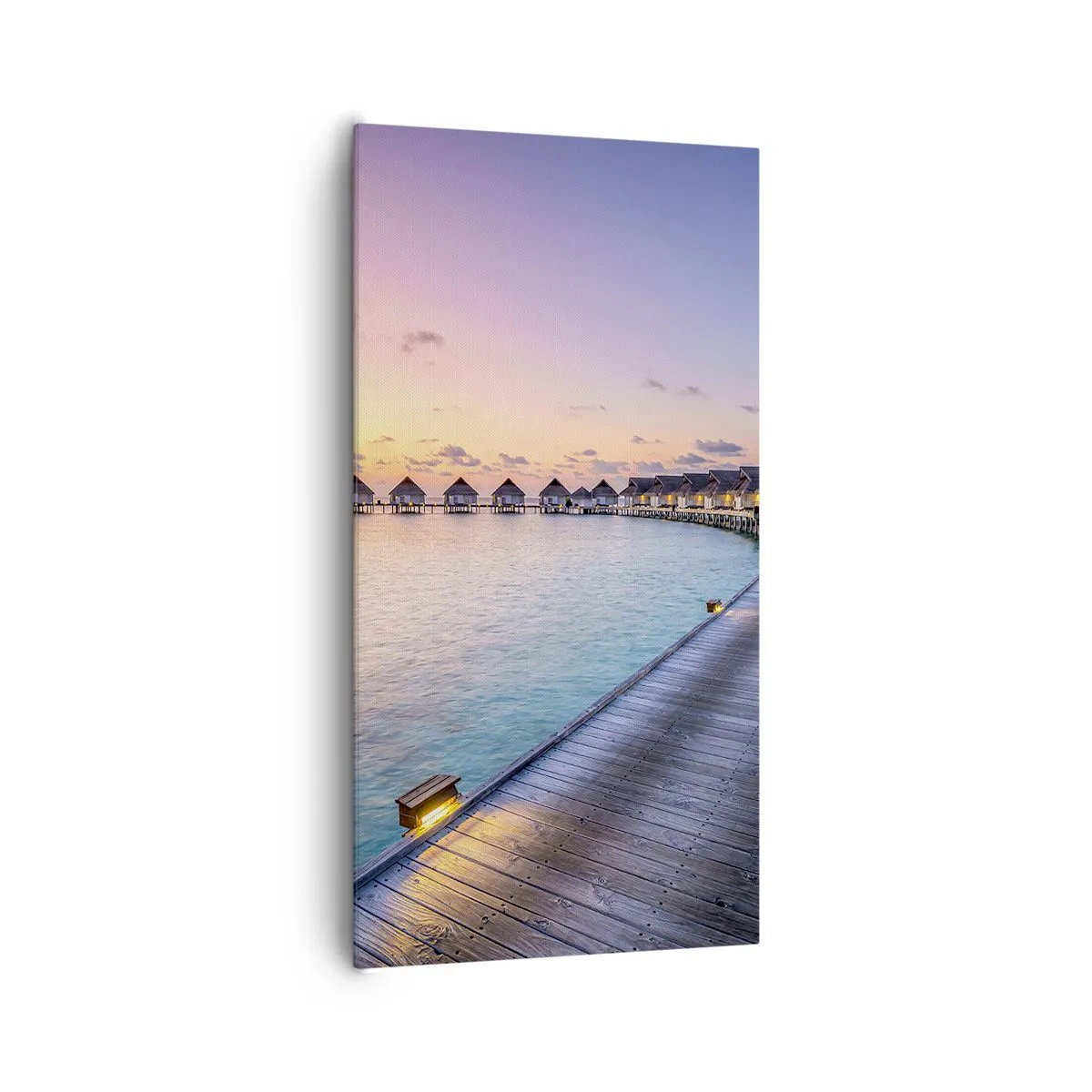 Bild auf Leinwand - Leinwandbild - Urlaub - zurück zu den Quellen - 65x120 cm