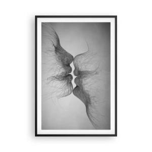 Poster in einem schwarzem Rahmen - Kuss des Windes - 61x91 cm