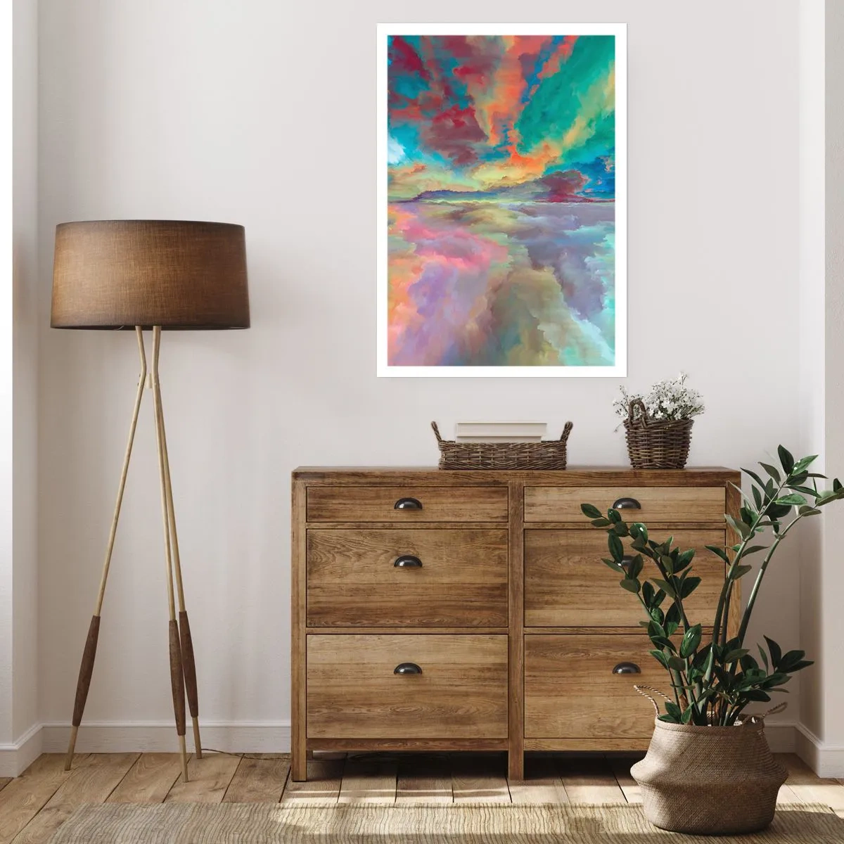 Poster - Zwei Himmel - 61x91 cm