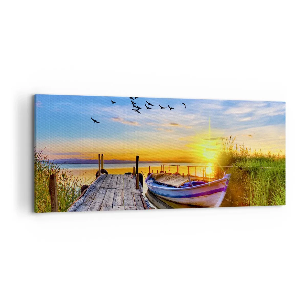 Bild auf Leinwand - Leinwandbild - Bis morgen - 100x40 cm