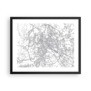 Poster in einem schwarzem Rahmen - Römischer Kreis - 50x40 cm