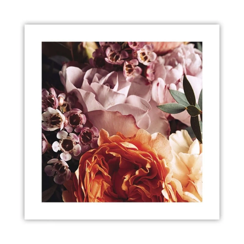 Poster - Eingehüllt in Schönheit - 40x40 cm