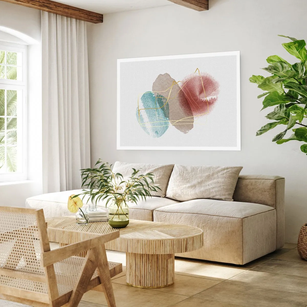 Poster - Korallen des Weltraums - 70x50 cm