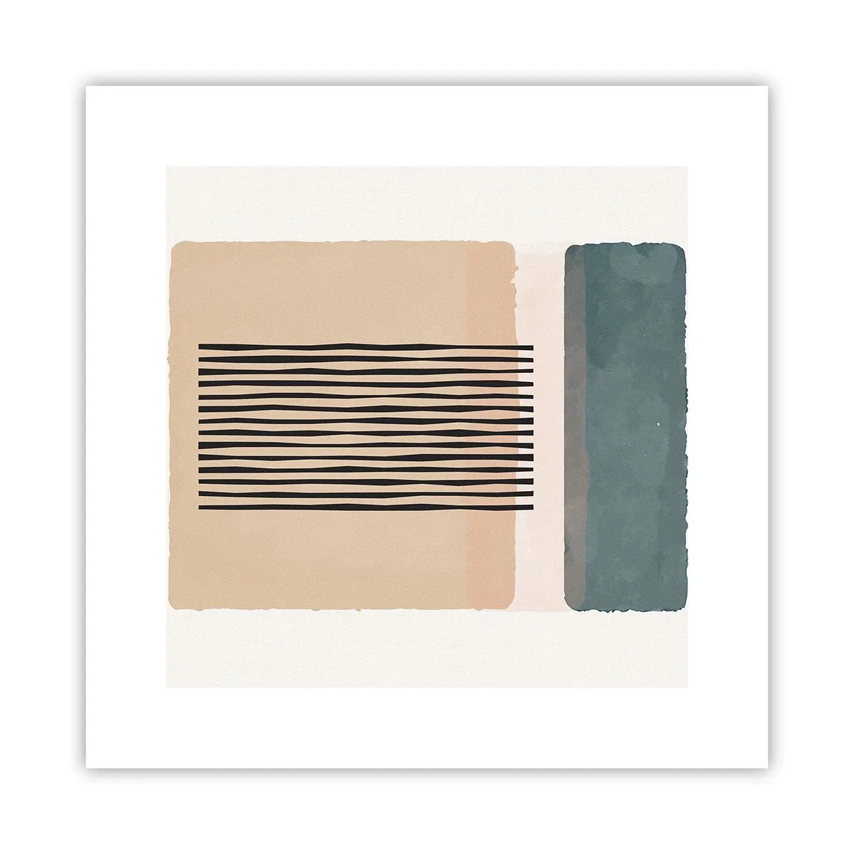 Poster - Alles ist in Ordnung - 30x30 cm