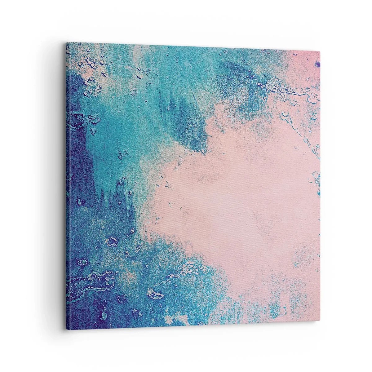 Bild auf Leinwand - Leinwandbild - Himmelsblaue Umarmungen - 60x60 cm