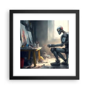 Poster in einem schwarzem Rahmen - Schöpfungsakt - 30x30 cm