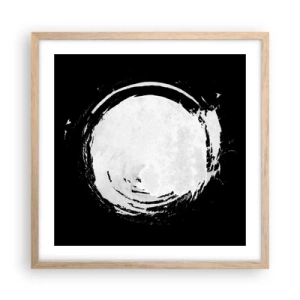 Poster in einem Rahmen aus heller Eiche - Gute Möglichkeit - 50x50 cm