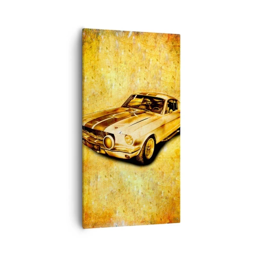 Bild auf Leinwand - Leinwandbild - Die verrückten 70er Jahre - 55x100 cm