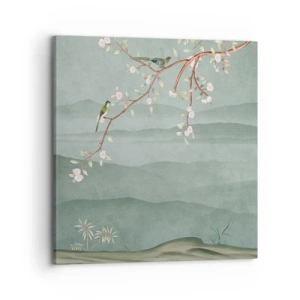 Bild auf Leinwand - Leinwandbild - Frühling, oh, du bist es - 70x70 cm