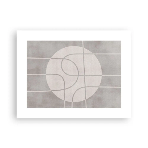 Poster - Kreisförmig und geradeaus - 40x30 cm