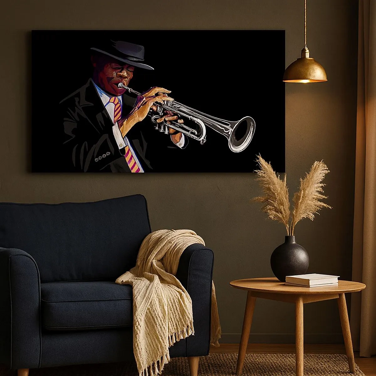 Bild auf Leinwand - Leinwandbild - Charme der alten Schule - 100x40 cm