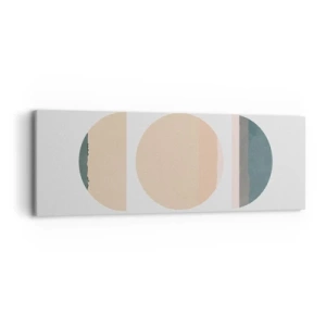 Bild auf Leinwand - Leinwandbild - Ein Rad hinter dem anderen… - 90x30 cm