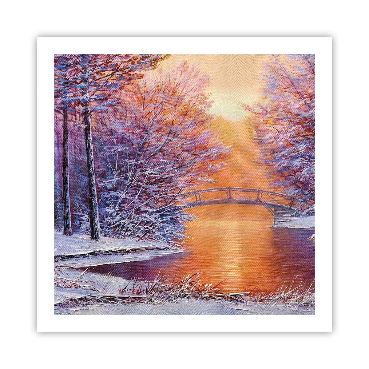 Poster - Treffen wir uns hier - 60x60 cm