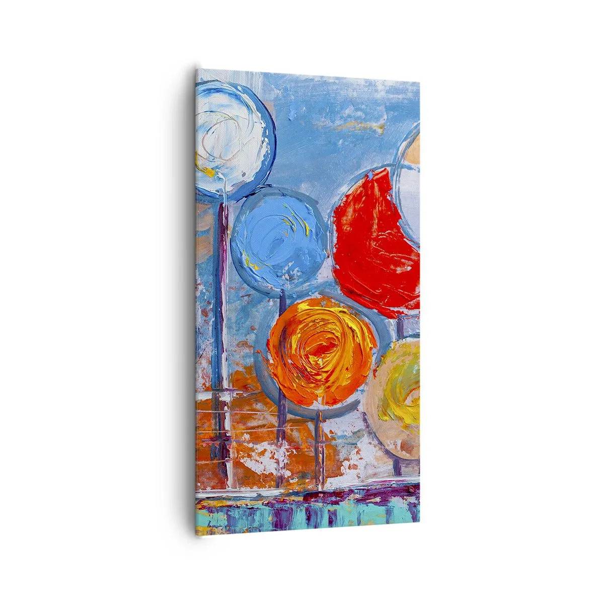 Bild auf Leinwand - Leinwandbild - Wunder am Stiel - 65x120 cm