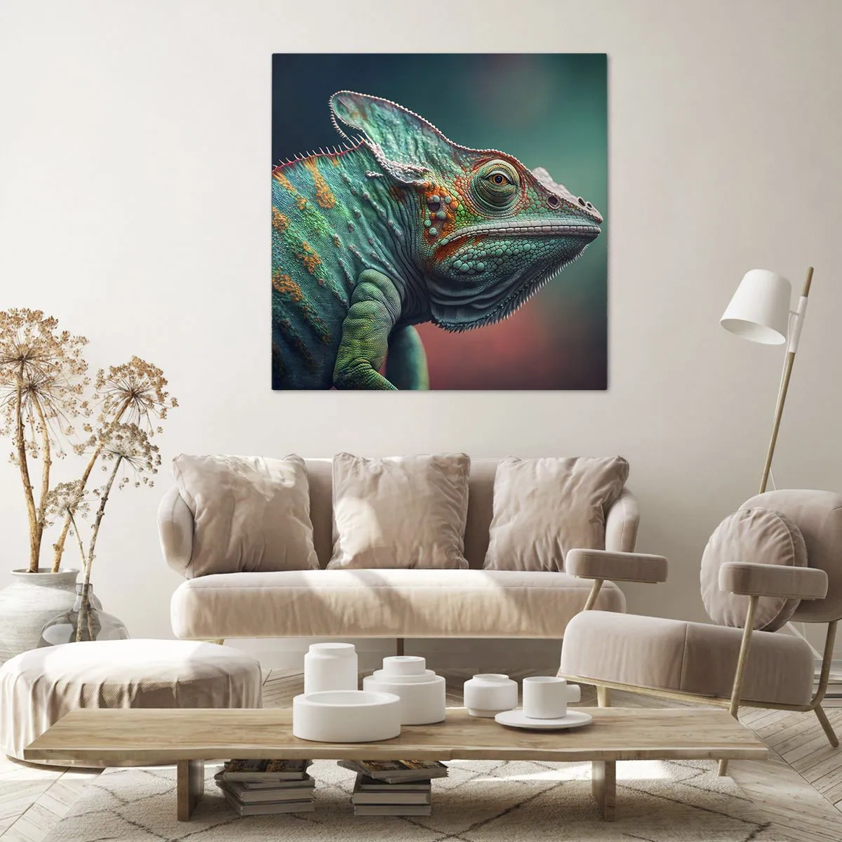 Bild auf Leinwand - Leinwandbild - Siehst du mich? Nicht gut… - 60x60 cm