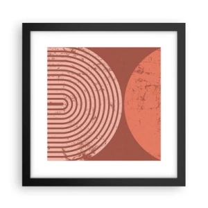 Poster in einem schwarzem Rahmen - Enge Beziehung - 30x30 cm