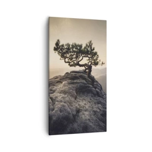 Bild auf Leinwand - Leinwandbild - Das Leben gewinnt immer - 55x100 cm