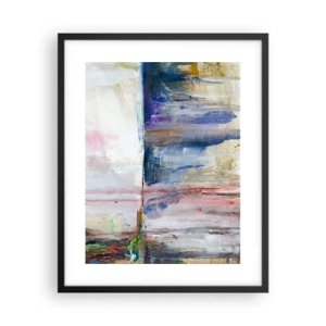 Poster in einem schwarzem Rahmen - Bunte Eindrücke und Assoziationen - 40x50 cm